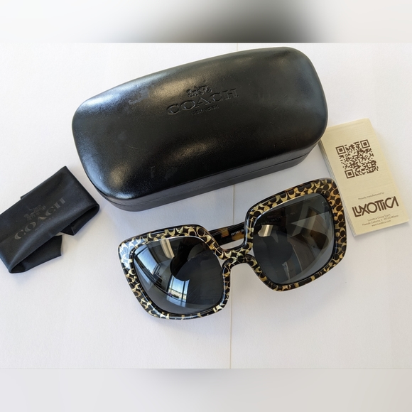 EVC Like New Coach Oversized Sunglasses - Picture 6 of 8